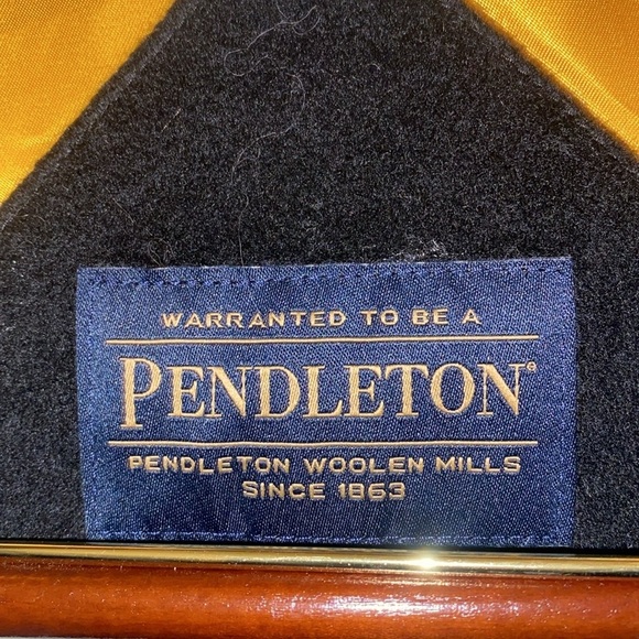 NWOT Pendleton Hooded Pea Coat Black Sz Med - Picture 3 of 17